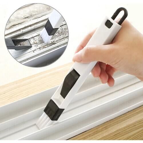 Windows Recess Groove Cleaning Brush Crevice Brush With Dustpan Cleaning Tool Wash Screens Keyboard Cleaning Tools