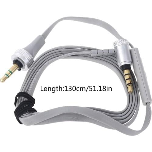 Replacement -Audio Remote Mic Volume Control Aux 3.5mm Cable Wire Cord For -Sony MDR-X10 MDR-XB920 Headphones