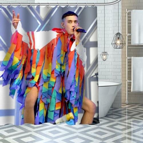 Custom Olly Alexander Shower Curtains Waterproof Fabric Cloth Bathroom Decoration Supply Washable Bath Room Curtain