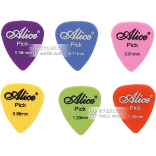 1000pcs Nylon Guitar Pick Picks Plectrum Offer Request Thickness Colors