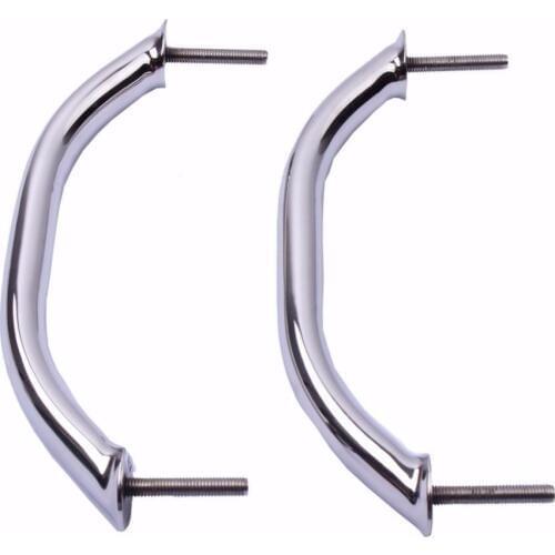 2Pcs Boat Handle Handrail 9 Inch Polished 316 Stainless Steel Grab Hardware