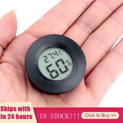 2In1 Thermometer Hygrometer Mini LCD Digital Temperature Humidity Meter Detector Thermograph Indoor Room Instrument Dropshipping