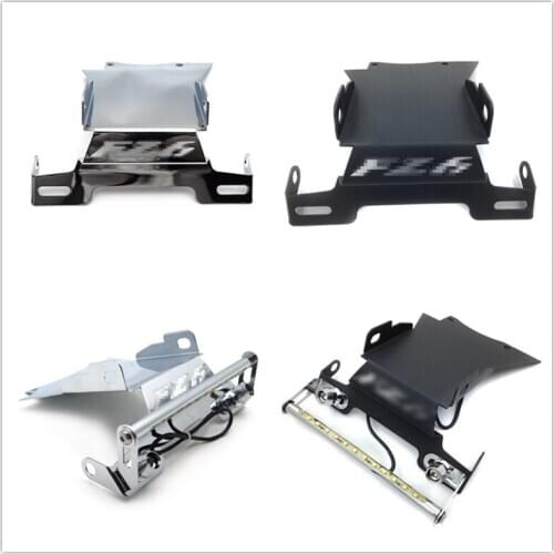 Aftermarket free shipping motorcycle parts Fender Eliminator Tidy Tail "FZ6" Logo For 2006-2008 Yamaha Fz6 Fazer Black with led