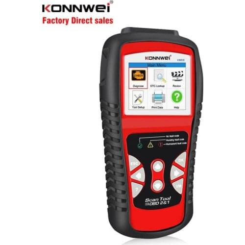KONNWEI KW830 ODB2 Car Diagnostic Scanner for Car After 1996 Universal 12V battery Auto OBD2 EOBD Fault Error Code Reader