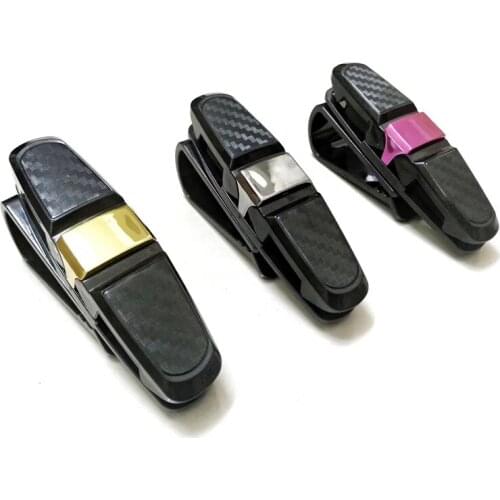 Car glasses clip creative multifunctional glasses frame car sunglasses double clip sun visor sunglasses bill holder