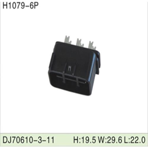 Free shipping 500pcs DJ70610-3-11 6Pin 3mm AMP Car Electrical Wire Connectors for VW,BMW,Audi,Toyota,NISSAN AND other