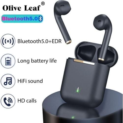 J18 TWS Headphone Wireless Bluetooth 5.0 Music Earphones Noise Reduction Gaming Headset Works On All Smartphones For Microphone
