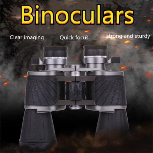 Binoculars 10x50 long distance 1000m high-definition telescope optical glass lens hunting motion range low light night vision