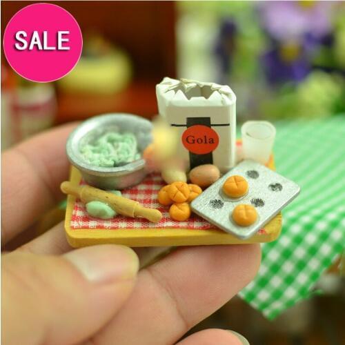 G05-X404 children baby gift Toy 1:12 Dollhouse mini Furniture Miniature rement Bread tool