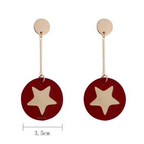 2021 New Five-pointed star earrings cutter Cutting Die Mold Diy Scrapbook Decoration Wooden Knife Mould Suitable For Fustelle