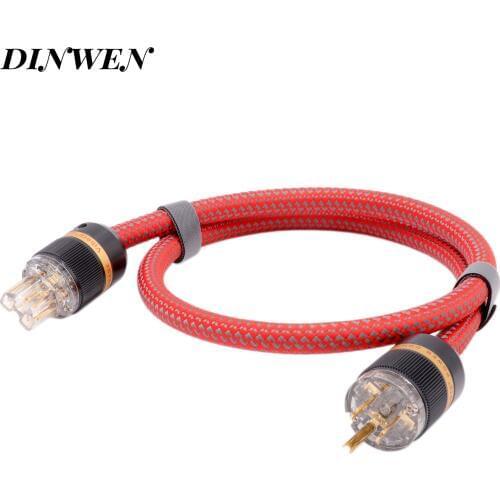 MPS High End 6N OFC AC Power Cord Cable C-380 Wire US IEC320 Plug Connector Hifi Audio DIY DVD CD Amplifier Mains AC Power Cable