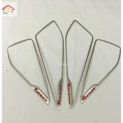 For Hyundai Tucson 2015 -2020 Car door speaker audio Horn ring Cover Trim car styling Accessories 4pcs