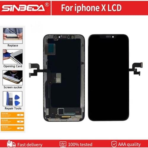 Original for apple iPhone X LCD Display Touch Screen with 3D Touch Digitizer Replacement for iPhone X LCD with Slightly Flawed