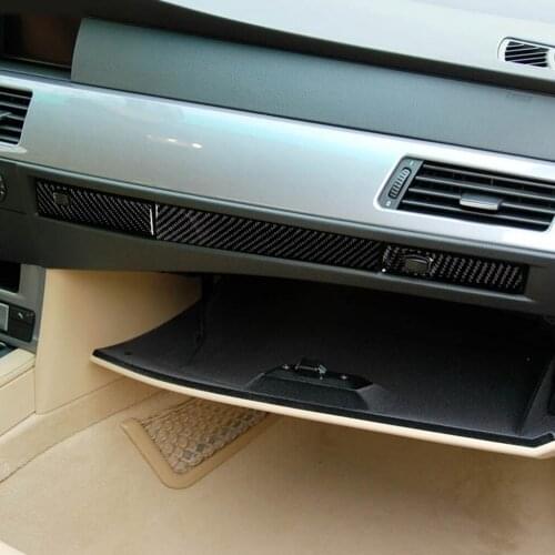 It Is Suitable For BMW Old 5 Series E60 Carbon Fiber Water Cup Panel 3 Left Hand Drive - Solid Color (2004-2010)