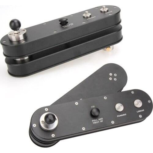 KUANI Professional auto panning linear motion 4X slider extension crane for flim shoot jib video camera slider