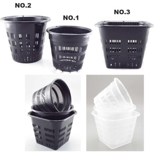 Mesh Pot Net Cup Basket Gardening Orchid Flowers Planting Nursery Pots Breathable Hydroponic Vegetable Plant Grow Garden Tools