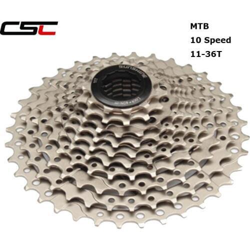 Sunshine Bicycle Freewheel MTB Flywheel 10 Speeds 11-36T MTB Cassette Bicycle Parts