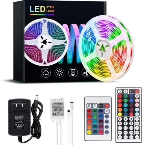 LED Light Strips RGB Infrared Control LED Lights SMD 2835 DC 12V 5M 10M 15M 20M Flexible led Lamp Tape Diode TV Background Light