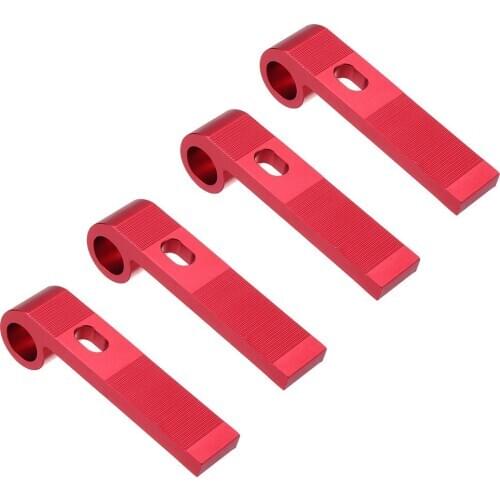 Drillpro 4pcs Quick Acting Hold Down Clamp T-Track Clamping Tool for T-Slot Woodworking