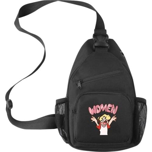 Tommyinnit Mens Casual Outdoor Shoulder Bag Sling Chest Pack Canvas Sports Travel Crossbody Waist Bags