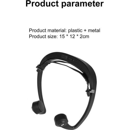 V9 Anti-drop Bluetooth Ear Hook Bone Conduction Waterproof Wireless Noise Reduction Earphone for Driving Fitness Running