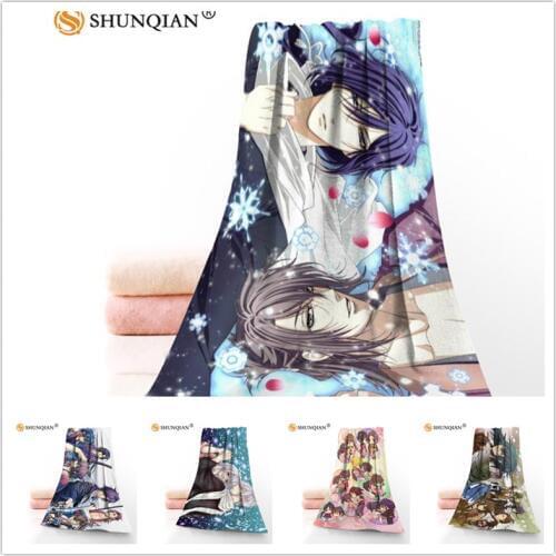 Custom Hakuouki Japanese Anime 35x75cm Face Towels Facecloth Microfiber Washcloth Quick drying Sports Towel