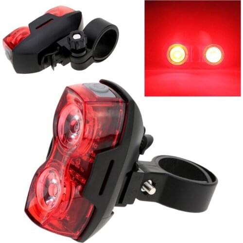 LED bicycle tail light rear safety warning light portable light mountain bike bicycle tail light bicycle accessories bike light