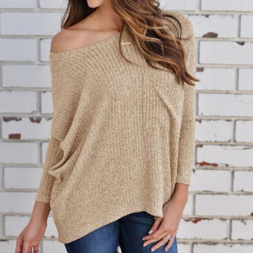 Women winter casual knit pullover Sweaters black gray pink khaki blue female tops