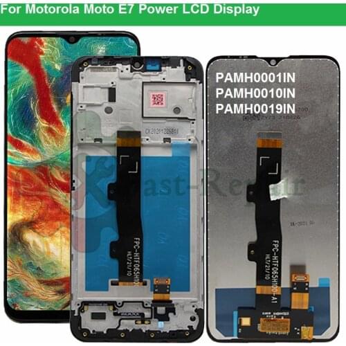 For Motorola Moto E7 Power PAMH0001IN, PAMH0010IN, PAMH0019IN lcd display with touch screen digitizer Assembly for moto e7 power