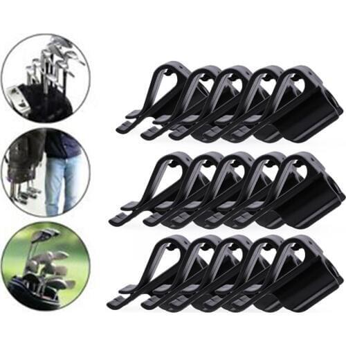 15 Pcs Golf Bag Clip on Putter Clamp Holder Putting Organizer Club