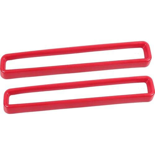 2Pcs Front Grill Grille Inserts Cover Guards Fits 15-20 Grill Mesh Grille Inserts Trim Accessories