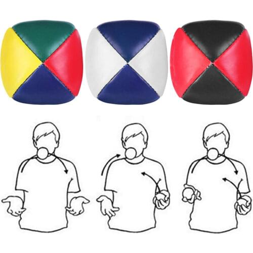 3pcs Professional Juggling Ball Acrobatics Toss Ball Educational Toy Children Fun Sports Pu Soft Juggling Ball Toys Gift