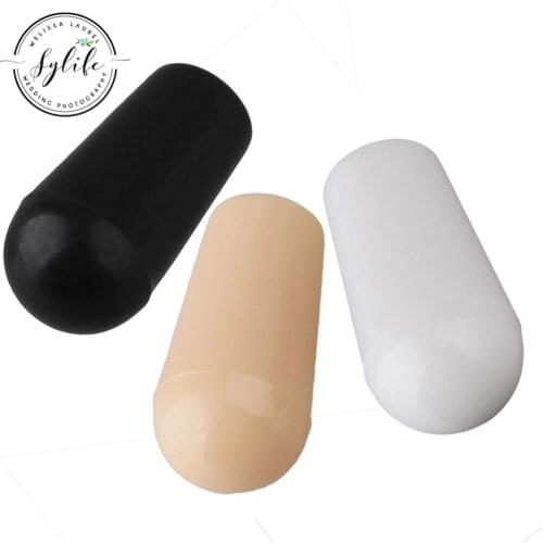 30 x Toggle Switch Tip Caps for electric Guitar Cream/Black/White