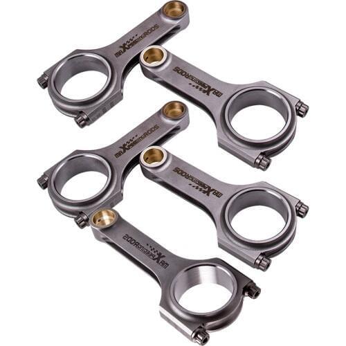 4340 H Beam Connecting Rods For Volvo 850 C70 V70 S60 S70 2.3 T5 R AWD B5234T 800HP ARP 2000 Bolts Conrod Piston Pin