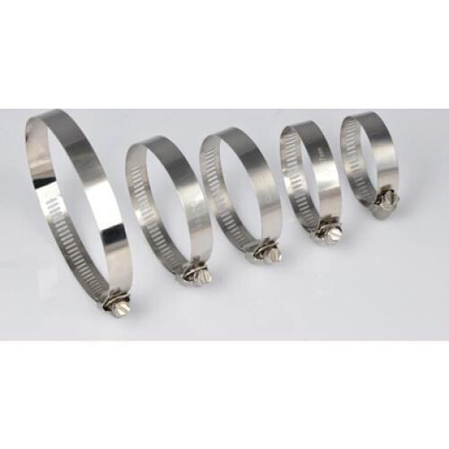 5PCS LF-Y06 American type stainless steel hose clamp 33-57mm