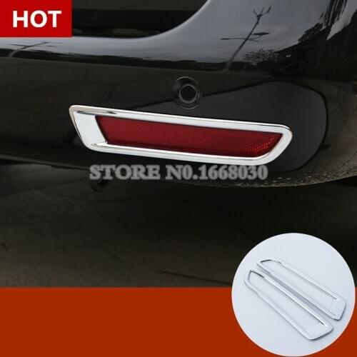 ABS Chrome Rear Tail Fog Light Trim Cover 2pcs For Benz V-Class W447 2014-2018 Car Decoration Car Accesories Interior