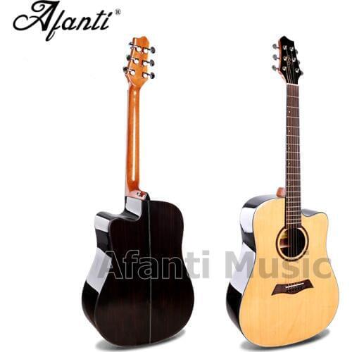 Afanti Music 40 inch Red Pine top / Rosewood Back & Sides Acoustic guitar (WY-051)