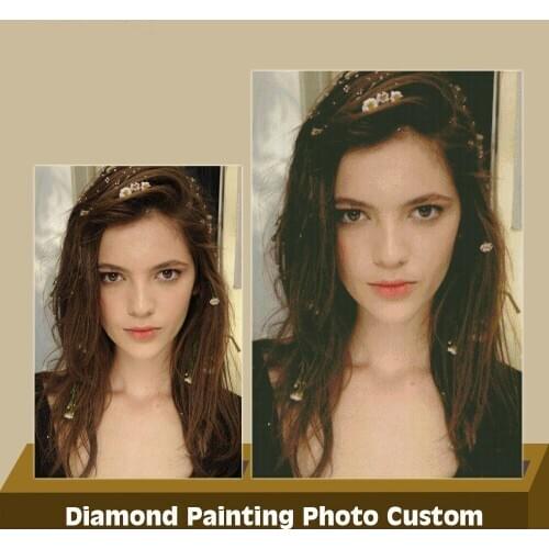 DIY Diamond Painting Photos Custom 5D Diamond Embroidery Full Square/round Mosaic Make Your Own Picture Of Rhinestone