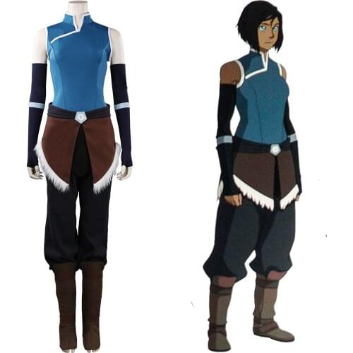 Avatar Korra Cosplay Costume Outfits Halloween Carnival Suit