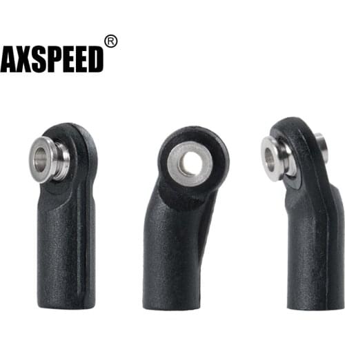 AXSPEED Plastic M4 Pivot Link Rod End Width Balls Joint Head CW for Traxxas TRX-4 Axial SCX10 Tamiya CC01 1/10 RC Crawler Car