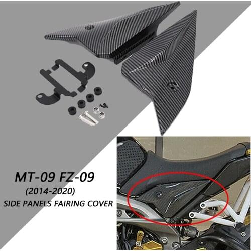 Motorcycle Side Panels Cover Fairing Cowling Plate Covers For Yamaha MT09 MT 09 FZ09 FZ 09 2014 2015 2016 2017 2018 2019 2020