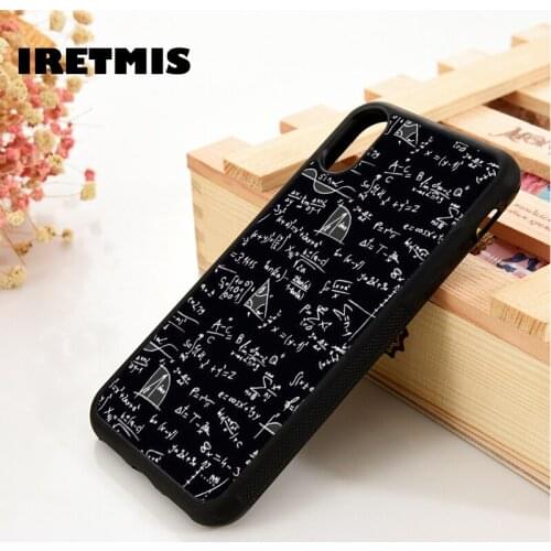 Iretmis 5 5S SE 2020 6 6S TPU Silicone Rubber Phone Case Cover for iPhone 7 8 Plus X Xs 11 12 MINI Pro Max XR Formula