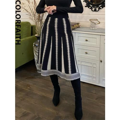 Colorfaith Women's Warm Skirts
