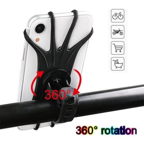 Bicycle Phone Holder For Xiaomi IPhone 11 Samsung S20 Spider Riding Mobile Phone Holder Bike Handlebar Stand Bracket