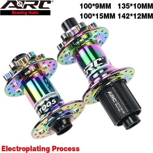ARC Rainbow Hub MTB Hub 32 Holes Bike Bicycle Hub NBK Bearing Hub Aluminum Alloy Cube Mountain Bike Hub Bicycle Wheel Hub 8-11V