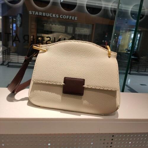 French Retro Leather Handbags New 2021 Trendy Ladies Fashion Underarm Bag Shoulder Messenger Bag Soft Cowhide