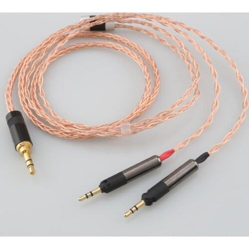 HIFI DIY 7n Single Crystal Copper Headphone Upgrade Replacement Cable for ATH-R70X R70X Headphones