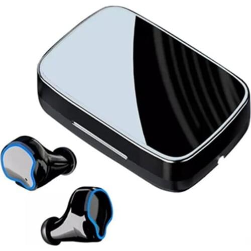 M9 F9-10 TWS With HD Mirror Smart Screen Mini Wireless Earphone Bluetooth 5.1 LED Power Display M9 Pro Stereo For Phone