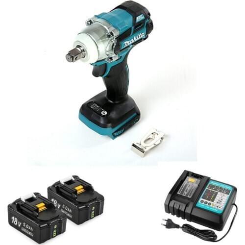 Makita DTW285 with Replace for BL1850B 5.0Ah 18V battery and charger DC18RC