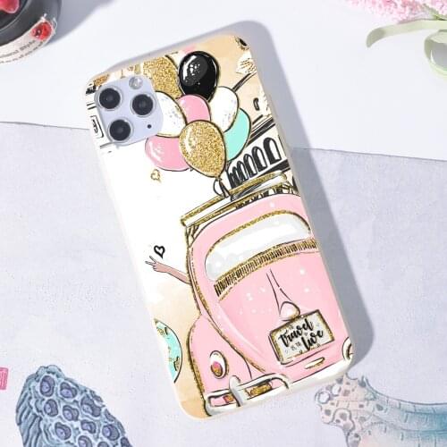 Fashion Girls for iPhone Case 12 Pro 11 Pro Max SE 2020 Smartphone Couple Liquid Silicone Funda 8 Plus X XS XR 6 7 Transparent
